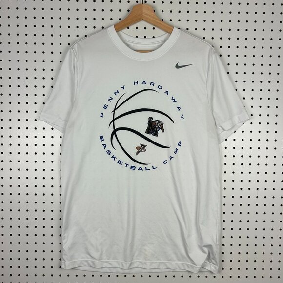 Nike Other - Memphis Tiger Basketball Nike Shirt Medium 1 Cent Penny Hardaway Team Camp White